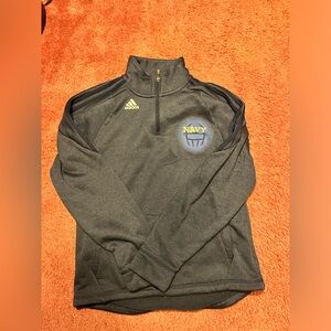 Women’s Navy Football quarter zip